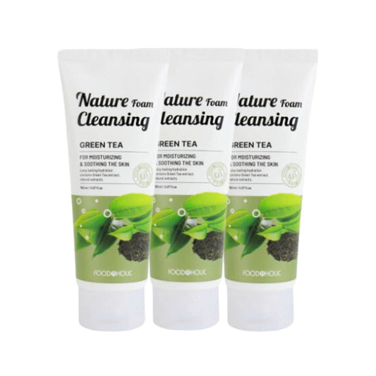 (3 Units) Foodaholic Nature Cleansing Foam Green Tea
