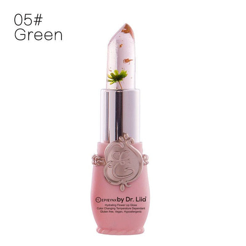 Color-Changing Flower Lip Gloss – Vegan, Gluten-Free, Hydrating Lip