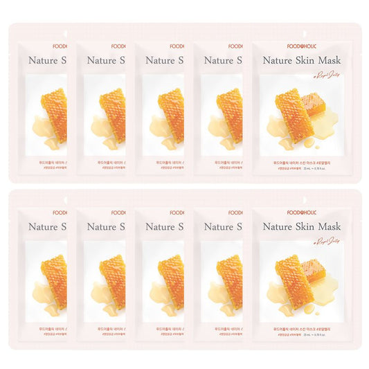 Foodaholic Nature Skin Mask Royal Jelly - 10 PCS