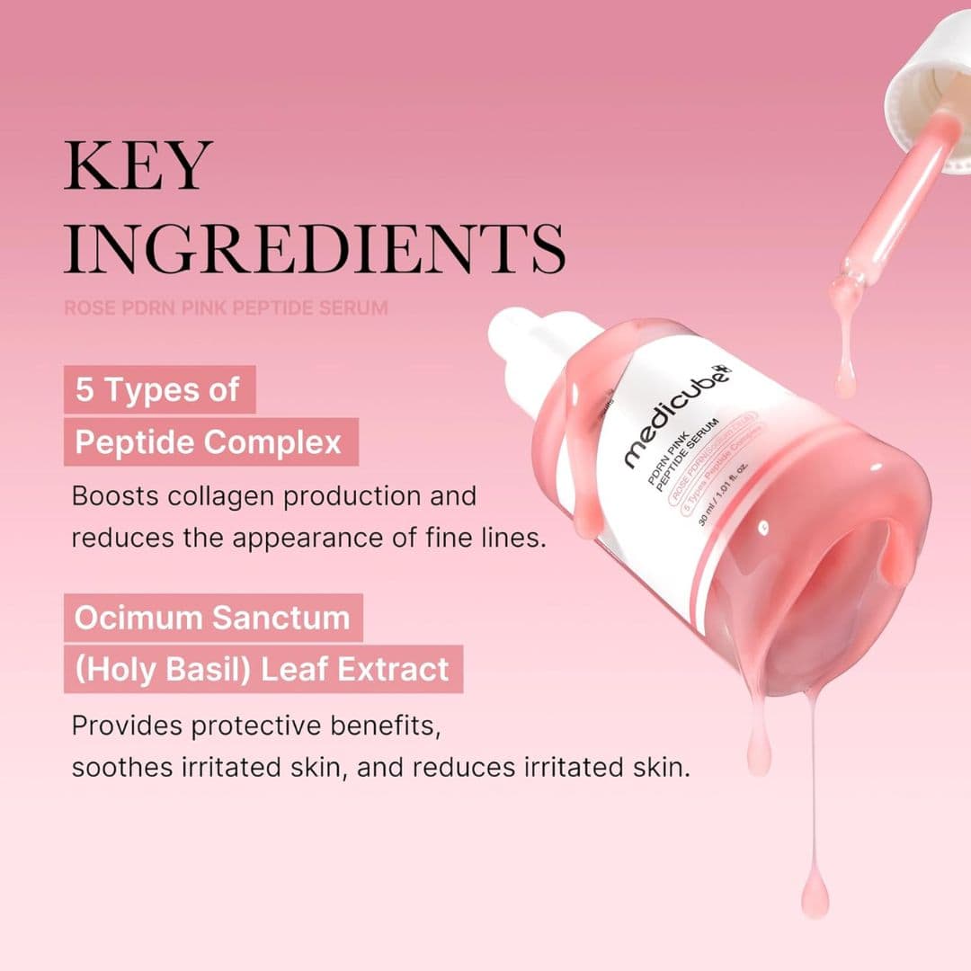 (3 Units) Medicube PDRN Pink Peptide Serum 30 ml