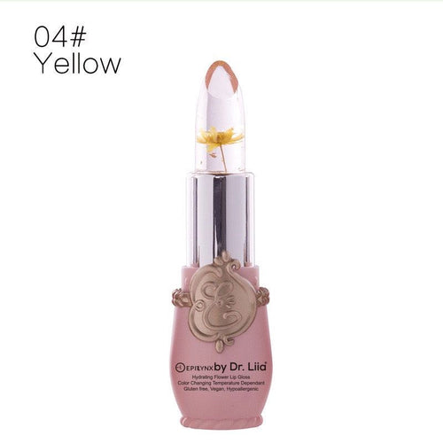 Color-Changing Flower Lip Gloss – Vegan, Gluten-Free, Hydrating Lip